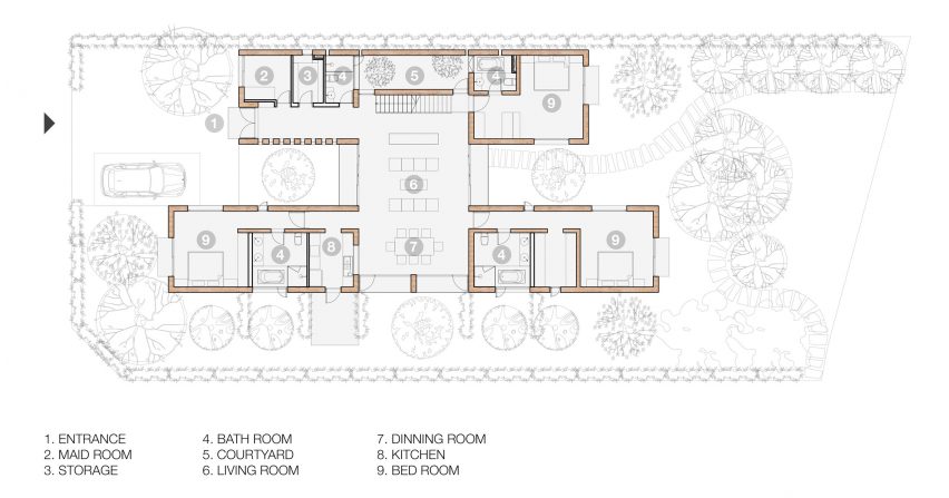 Dong Anh House by Vo Trong Nghia Architects