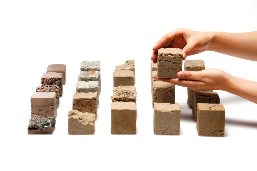 Finite alternative concrete made from desert sand