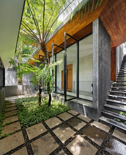 House of Inside and Outside by Tamara Wibowo Architects