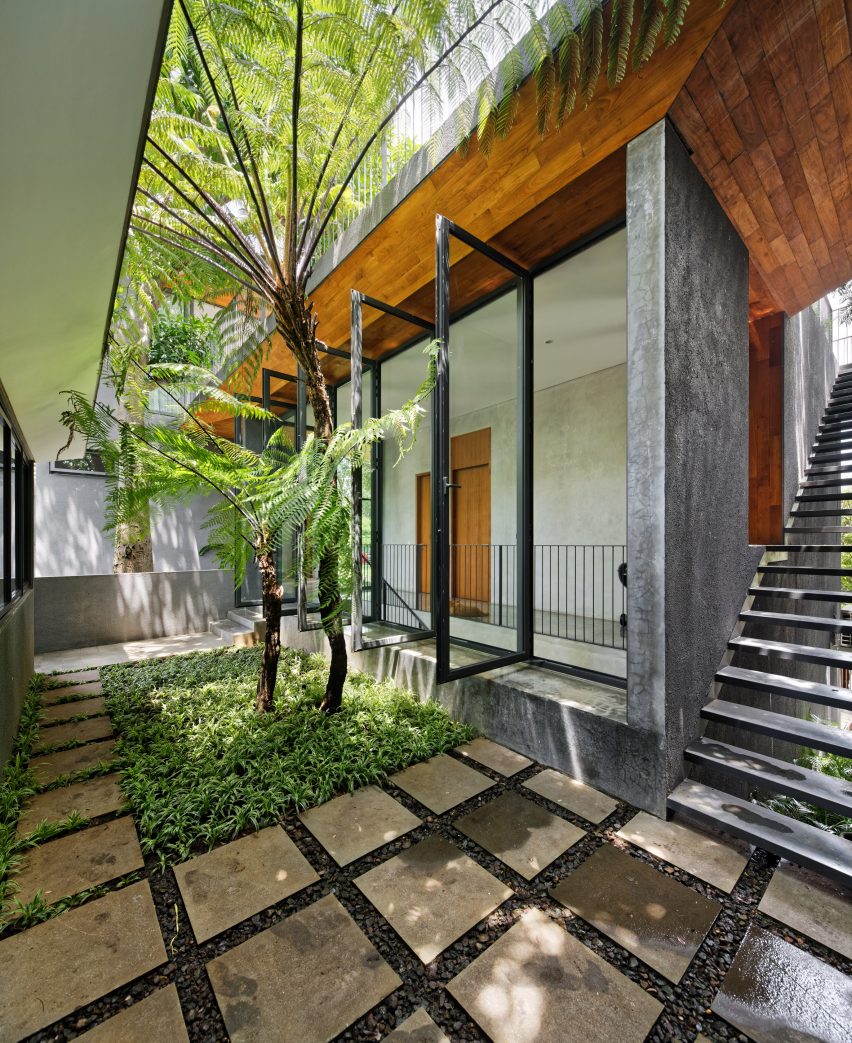 House of Inside and Outside by Tamara Wibowo Architects