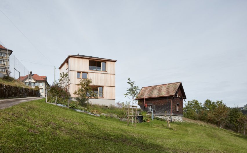 House at the Schopfacker by Bernardo Bader