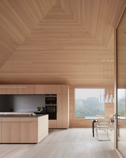House at the Schopfacker by Bernardo Bader