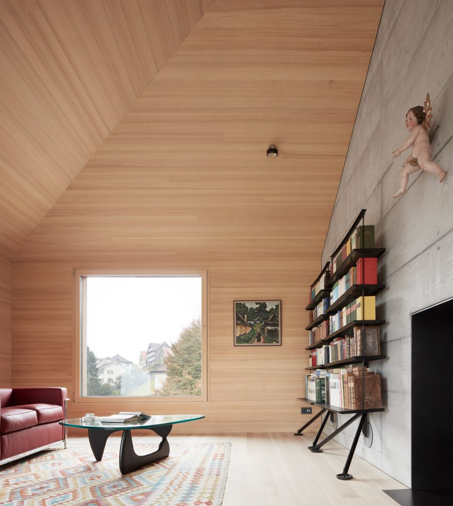 House at the Schopfacker by Bernardo Bader
