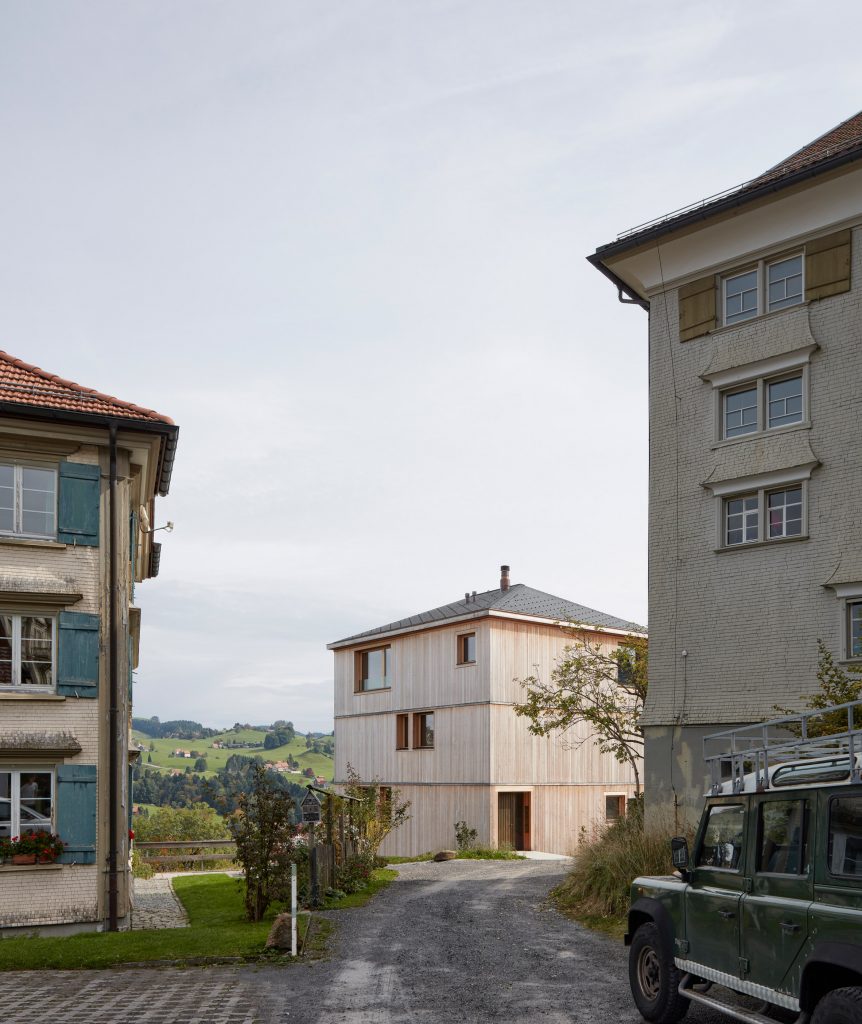 House at the Schopfacker by Bernardo Bader