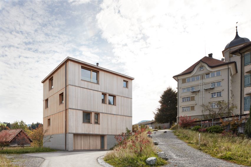 House at the Schopfacker by Bernardo Bader