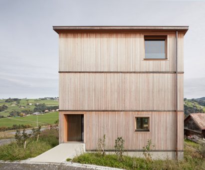 House at the Schopfacker by Bernardo Bader