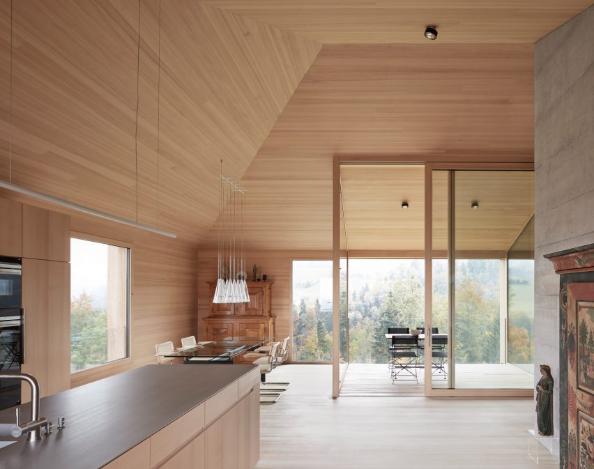 House at the Schopfacker by Bernardo Bader