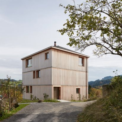 House at the Schopfacker by Bernardo Bader