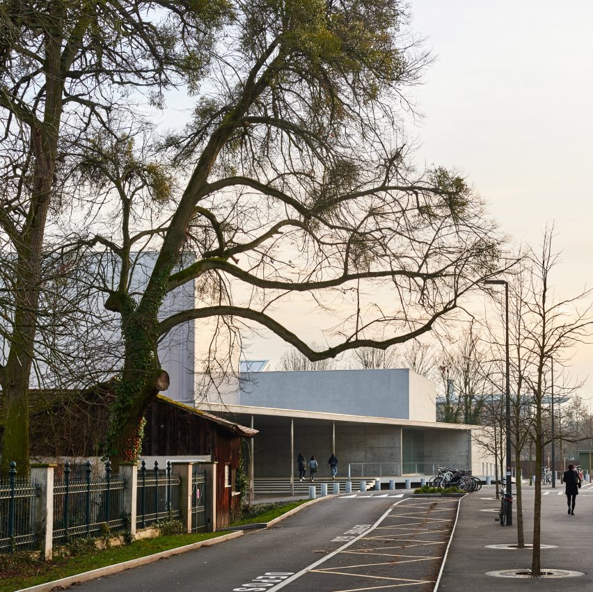 Human Rights sports centre in Strasbourg by Dominique Coulon & Associés