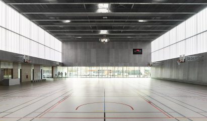 Human Rights sports centre in Strasbourg by Dominique Coulon & Associés