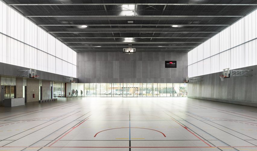 Human Rights sports centre in Strasbourg by Dominique Coulon & Associés