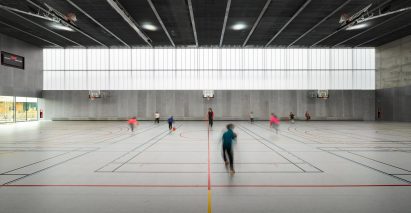 Human Rights sports centre in Strasbourg by Dominique Coulon & Associés
