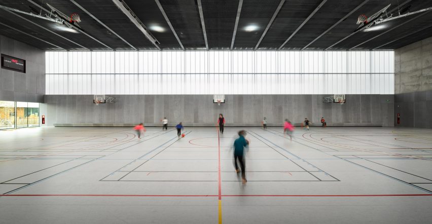Human Rights sports centre in Strasbourg by Dominique Coulon & Associés