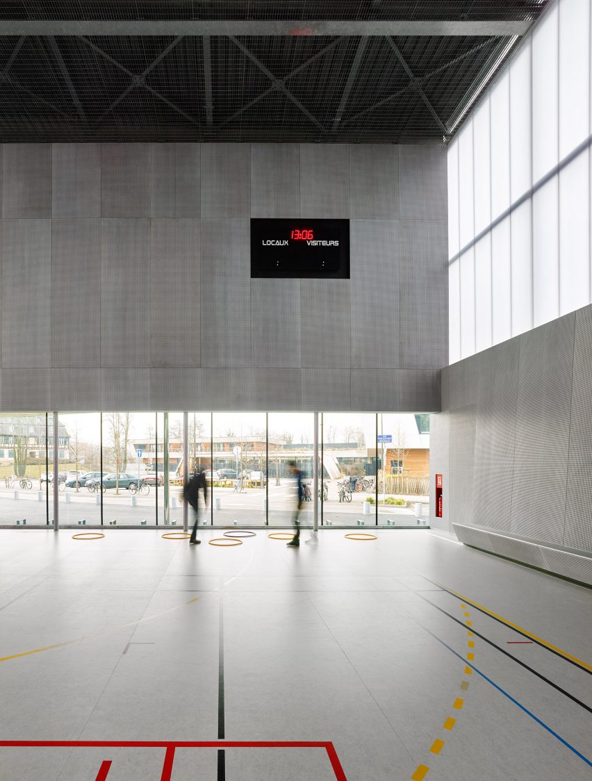Human Rights sports centre in Strasbourg by Dominique Coulon & Associés