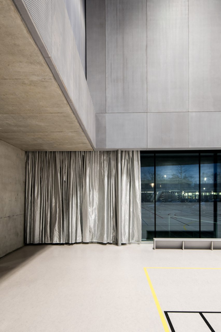Human Rights sports centre in Strasbourg by Dominique Coulon & Associés