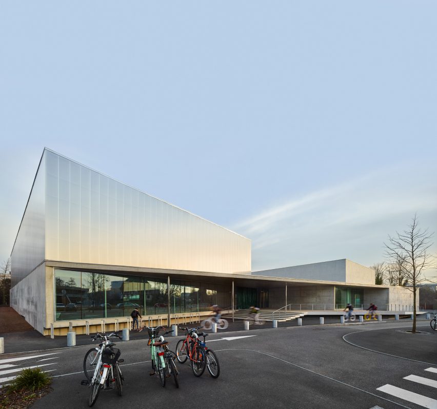 Human Rights sports centre in Strasbourg by Dominique Coulon & Associés