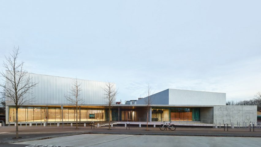 Human Rights sports centre in Strasbourg by Dominique Coulon & Associés