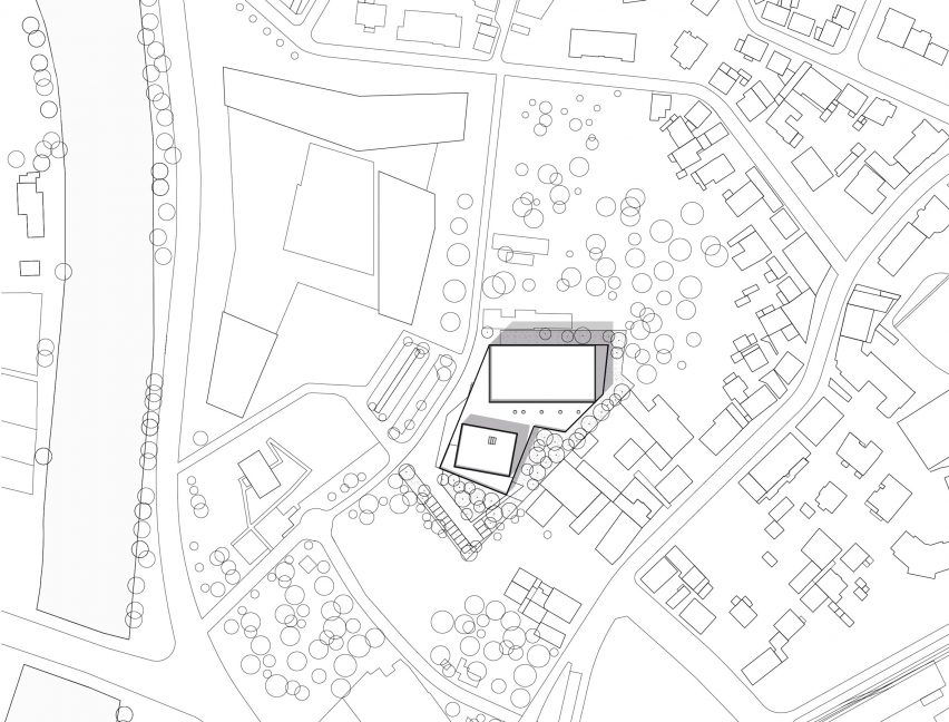 Human Rights sports centre in Strasbourg by Dominique Coulon & Associés