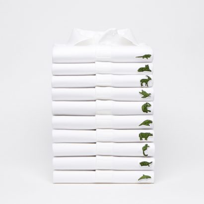 Lacoste's crocodile logo is replaced by endangered species for limited edition polo shirts