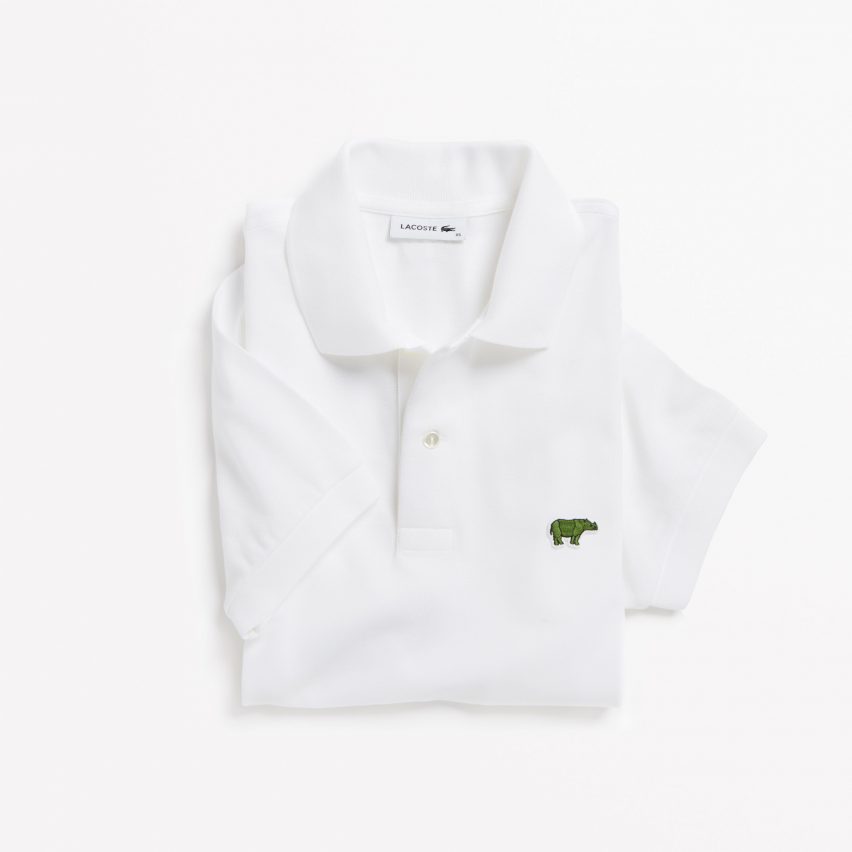 Lacoste's crocodile logo is replaced by endangered species for limited edition polo shirts