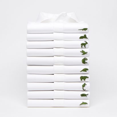 Lacoste's crocodile logo is replaced by endangered species for limited edition polo shirts