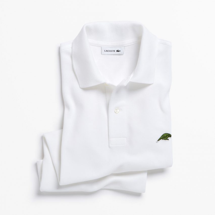 Lacoste's crocodile logo is replaced by endangered species for limited edition polo shirts