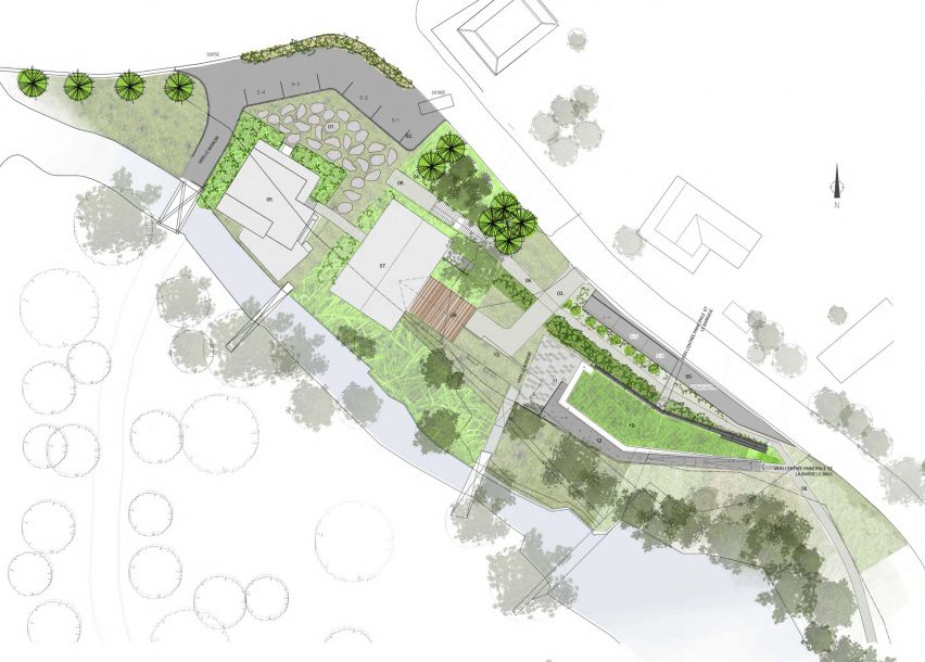 Landscape Pavilion by Anne Carrier architecture