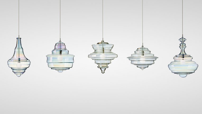 Lasvit creates minimalist versions of traditional chandeliers