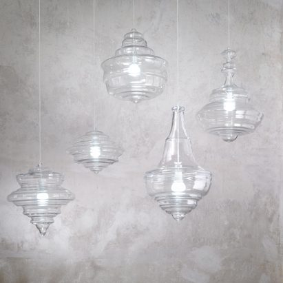 Lasvit creates minimalist versions of traditional chandeliers
