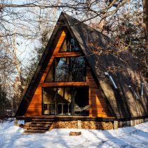 Lokal Hotel New Jersey A-frame cabin