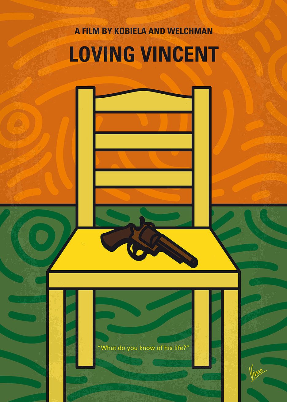 Loving Vincent minimal movie poster