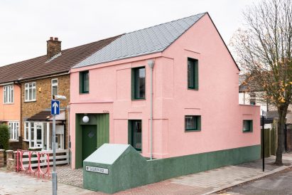 Pink-and-green house by Office S&M is an antidote to London's bland rental market