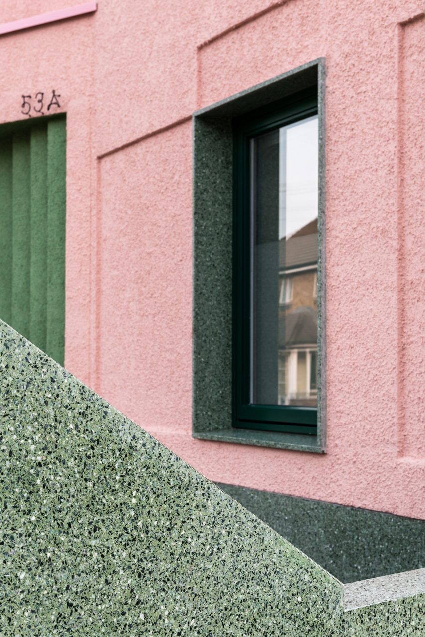 Pink-and-green house by Office S&M is an antidote to London's bland rental market