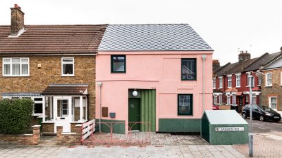 Pink-and-green house by Office S&M is an antidote to London's bland rental market