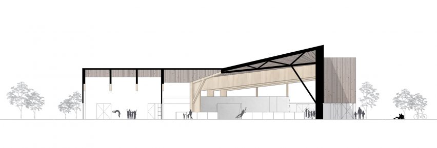 Multi-purpose Sports and Community Facility by Nord Architects