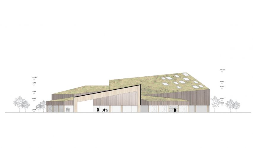 Multi-purpose Sports and Community Facility by Nord Architects