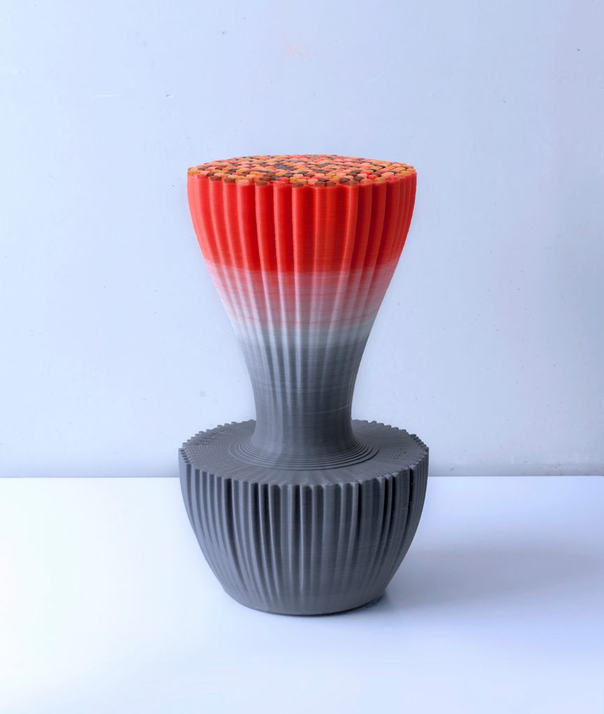 Nagami's first collection features 3D-printed chairs by Zaha Hadid Architects