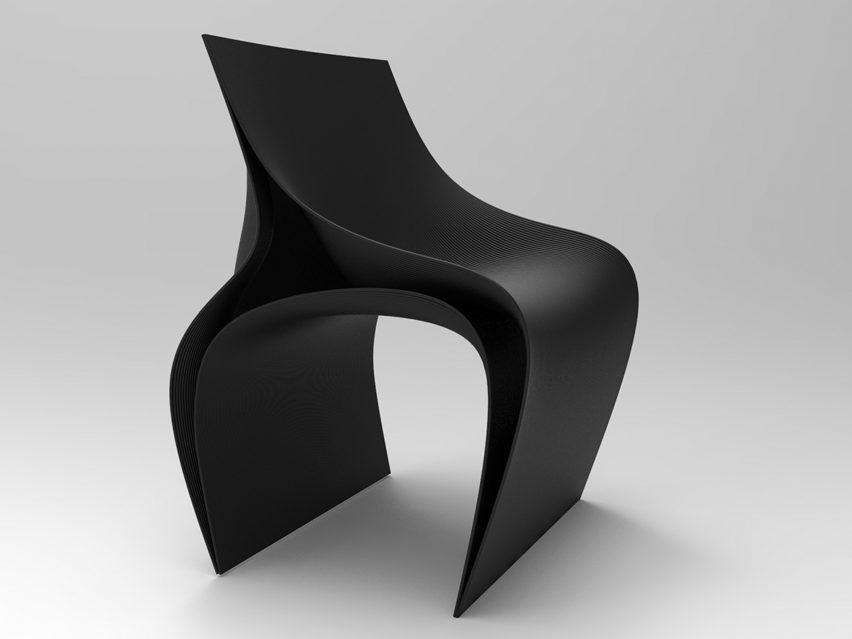 Nagami's first collection features 3D-printed chairs by Zaha Hadid Architects