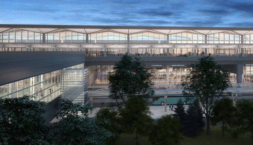 Newark Liberty Terminal One by Grimshaw