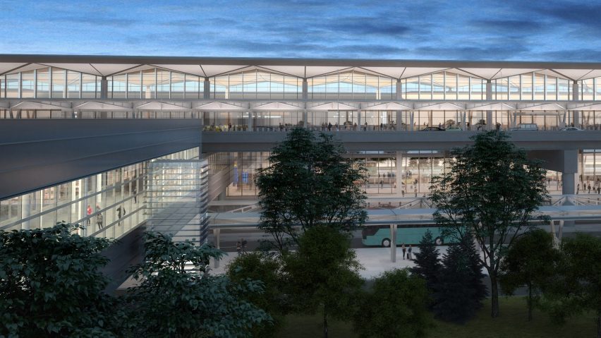 Newark Liberty Terminal One by Grimshaw