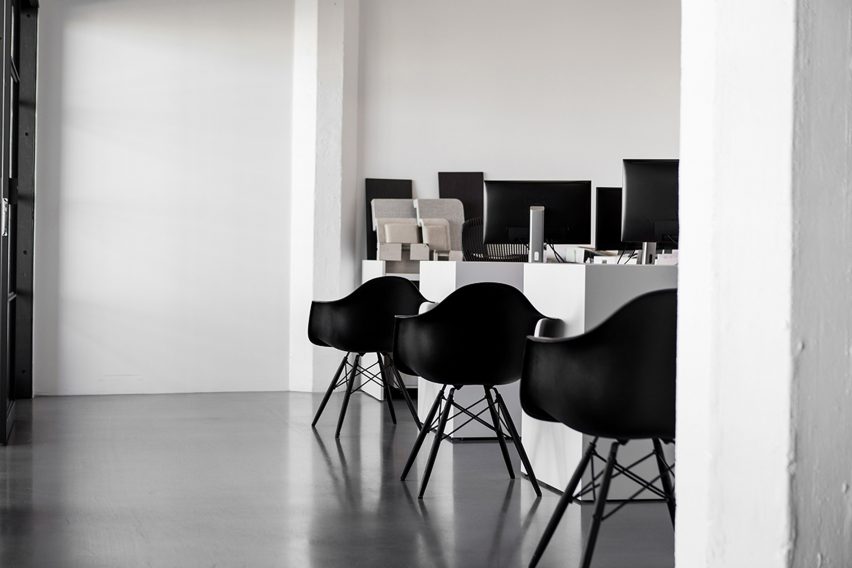 Self-designed office by Nicole Hollis studio