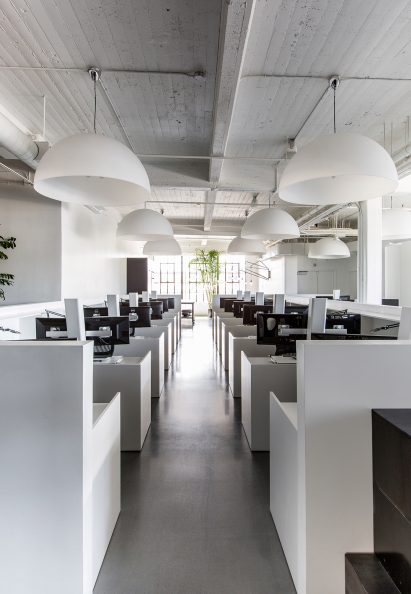 Self-designed office by Nicole Hollis studio