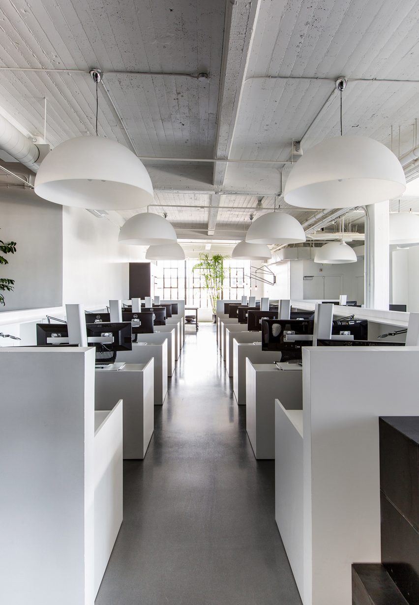 Self-designed office by Nicole Hollis studio