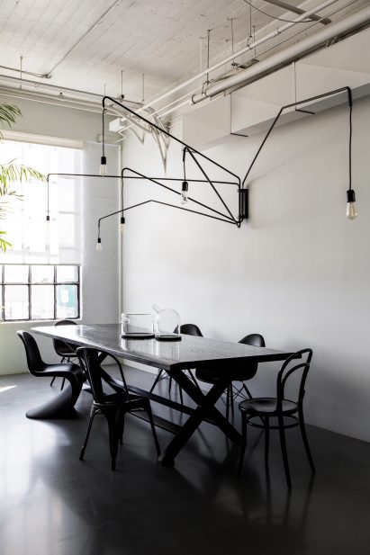 Self-designed office by Nicole Hollis studio