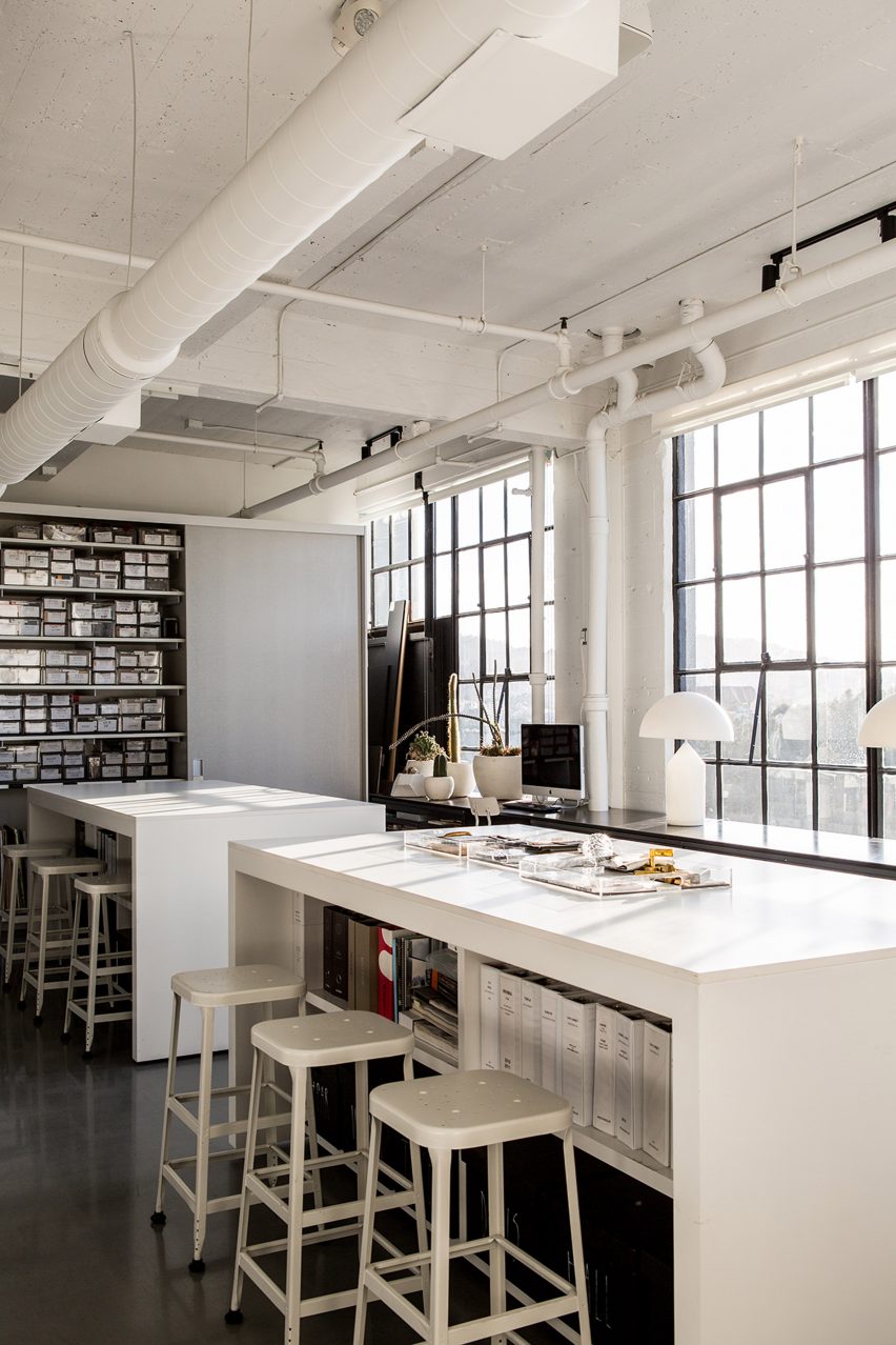 Self-designed office by Nicole Hollis studio