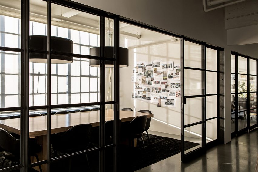 Self-designed office by Nicole Hollis studio
