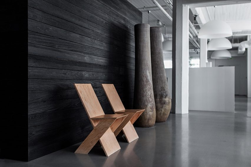 Self-designed office by Nicole Hollis studio