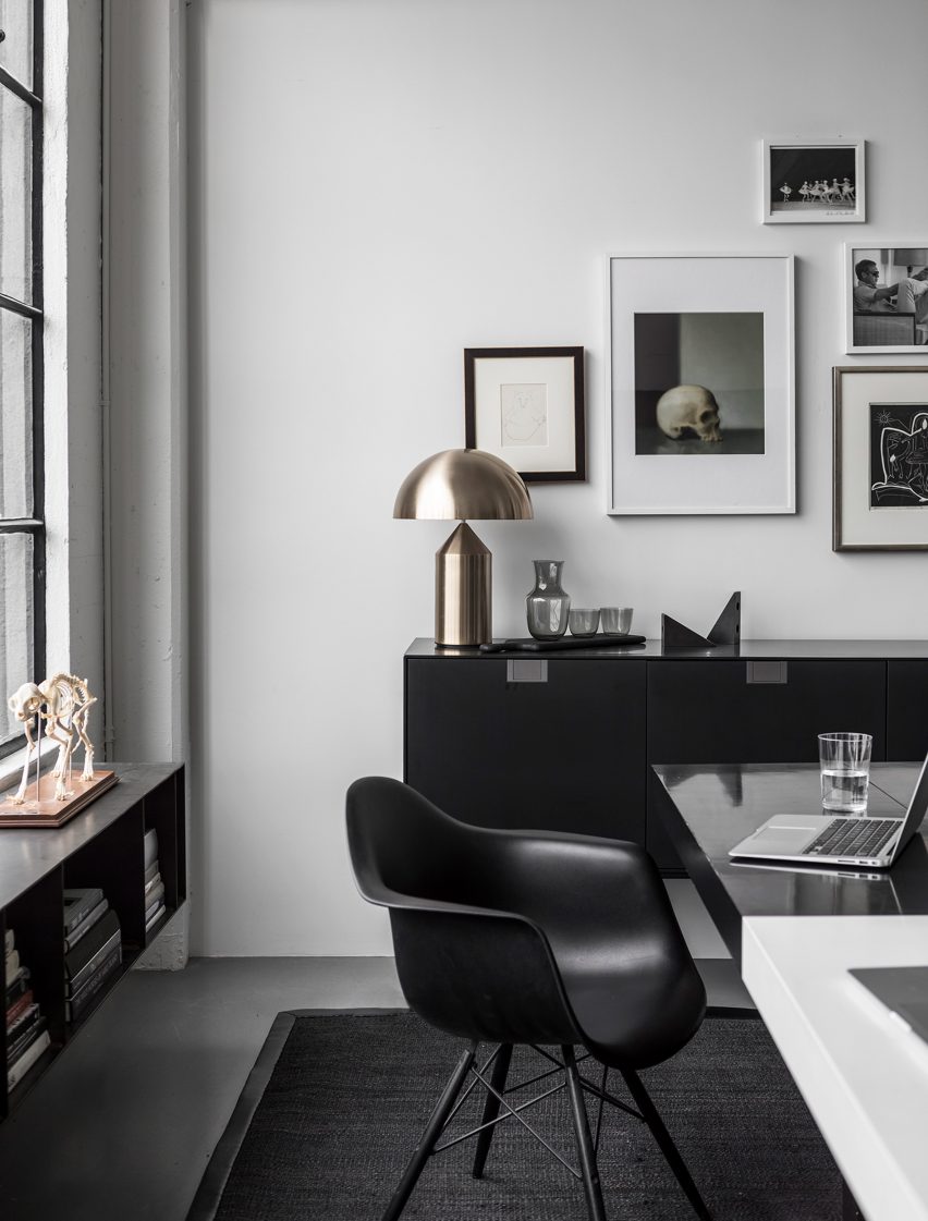 Self-designed office by Nicole Hollis studio