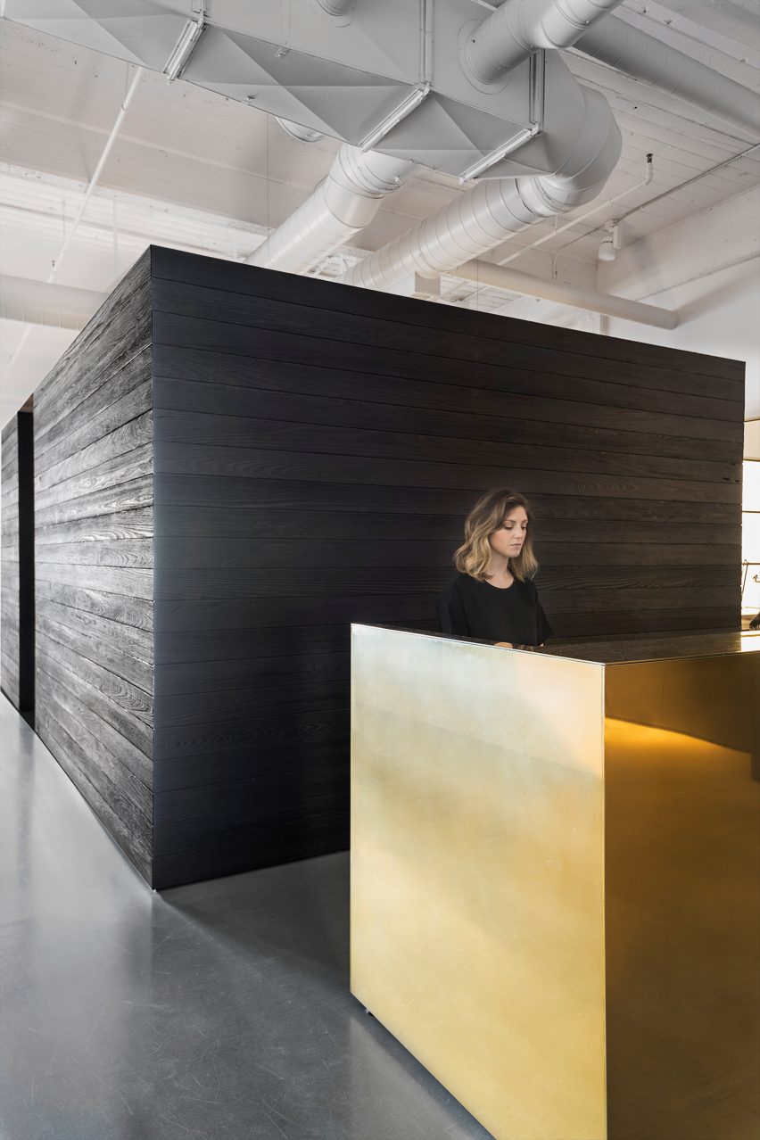 Self-designed office by Nicole Hollis studio