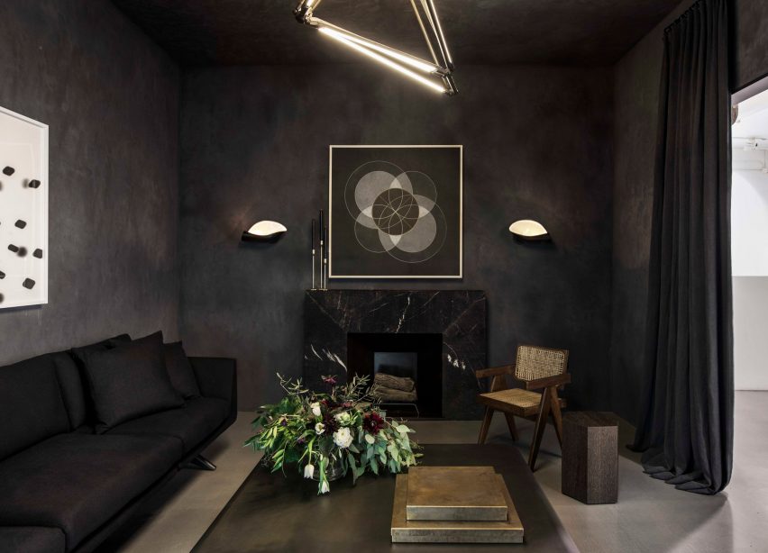 Self-designed office by Nicole Hollis studio